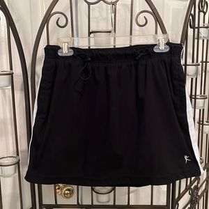 Black skort